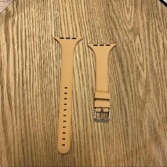 Watch band for Apple Smart Watch size 42/44mm Wrist size medium/large walnut - Picture 4 of 5